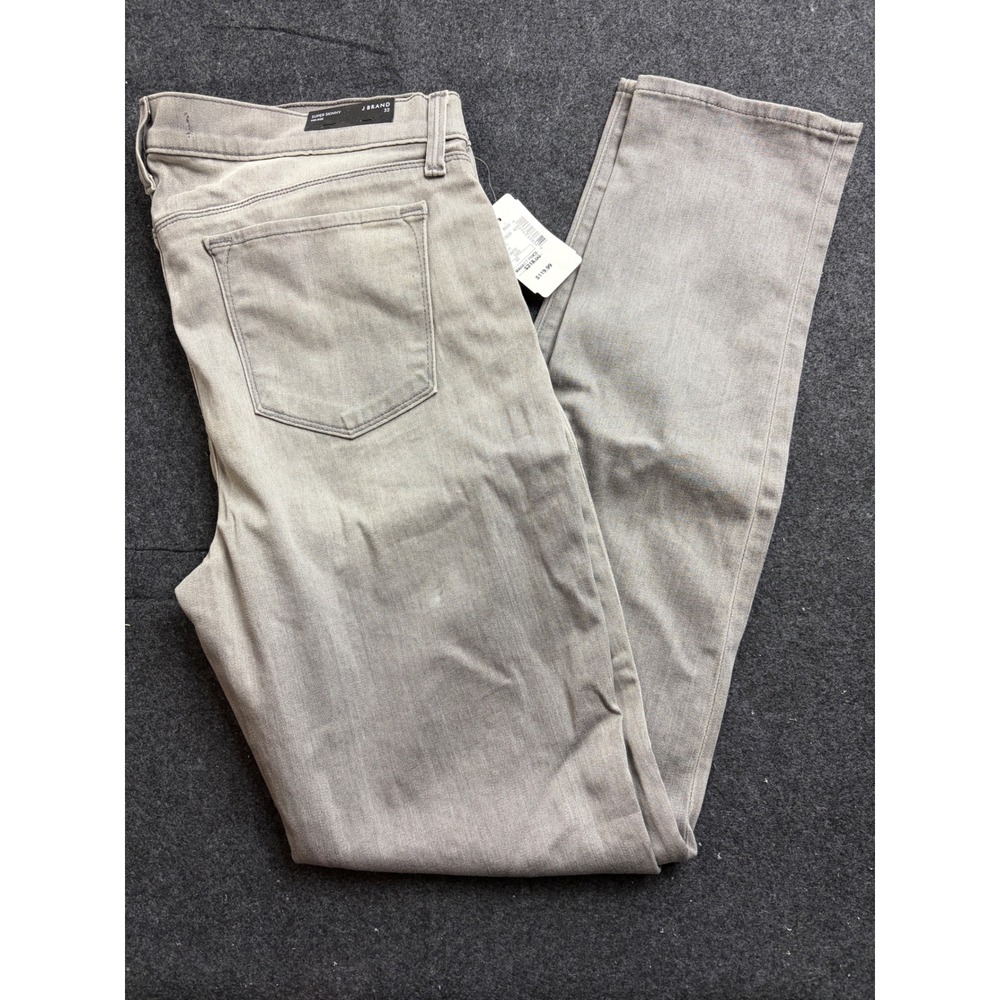 J Brand Super Skinny Mid Rise Jeans Infinite Gray Womens 32 620D239 NWT